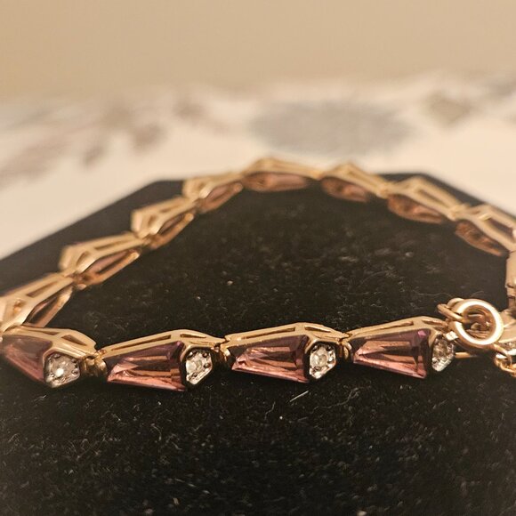 NWOT Swarovski Ortyx Triangle-Cut Bracelet - Picture 2 of 7